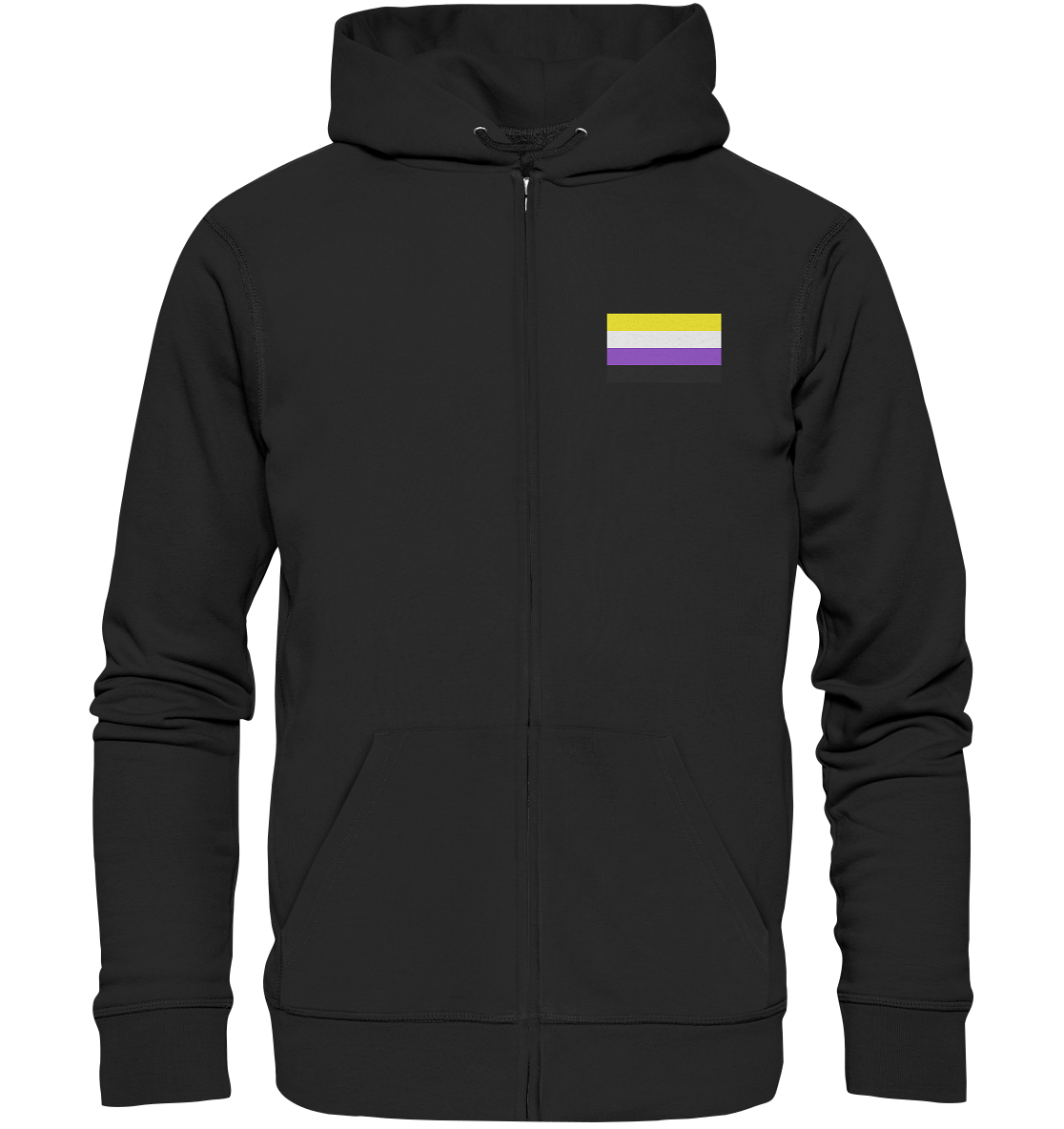 Nonbinary Pride Flag Unisex Sweatjacke