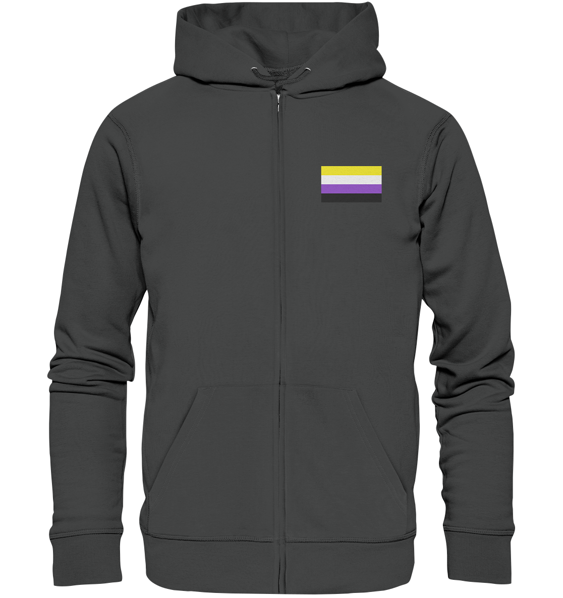 Nonbinary Pride Flag Unisex Sweatjacke