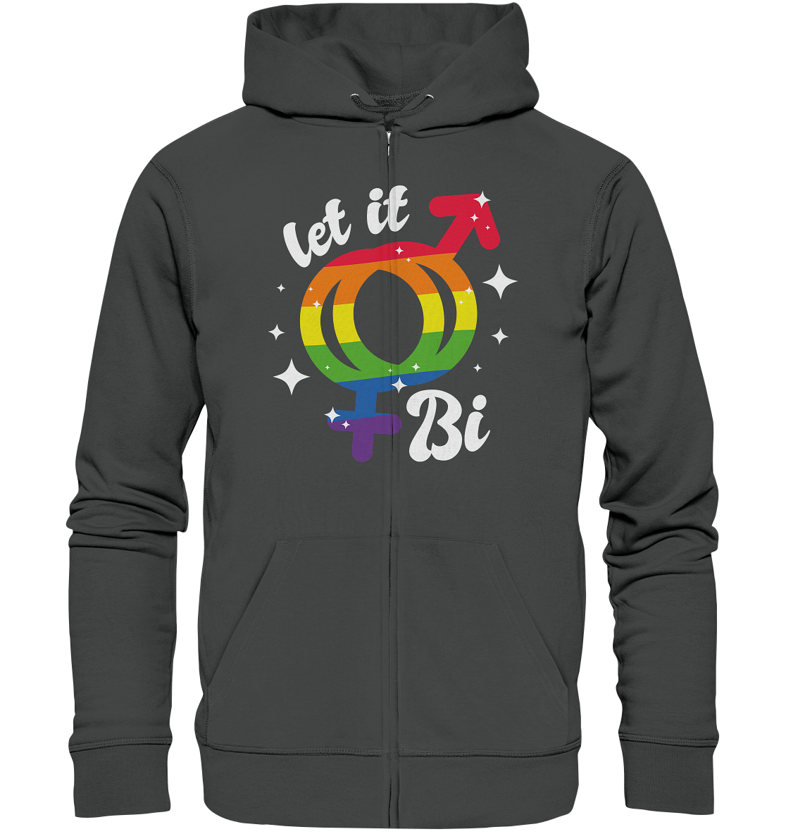 Let it Bi Unisex Sweatjacke