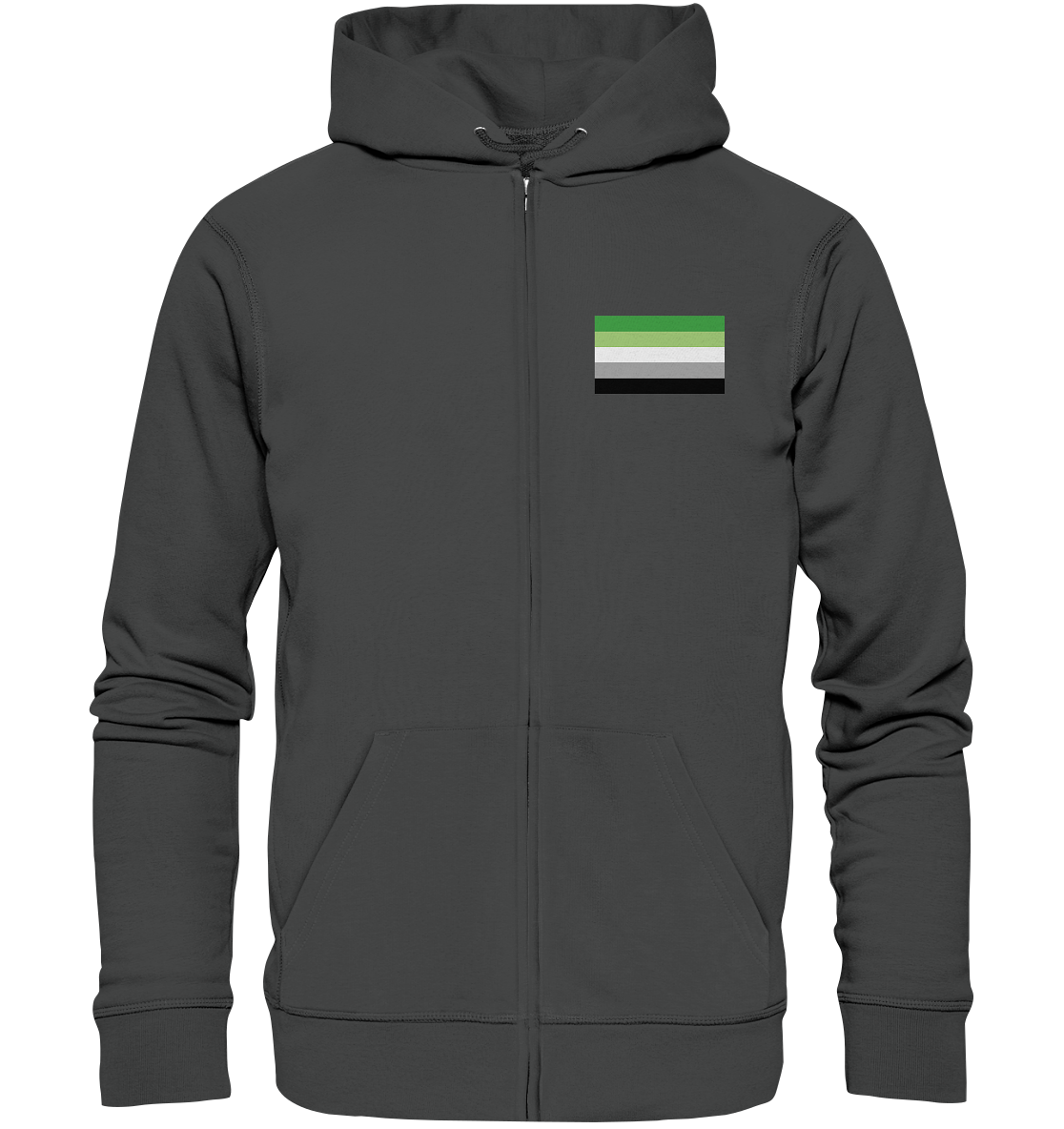 Aromantic Pride Flag Unisex Sweatjacke