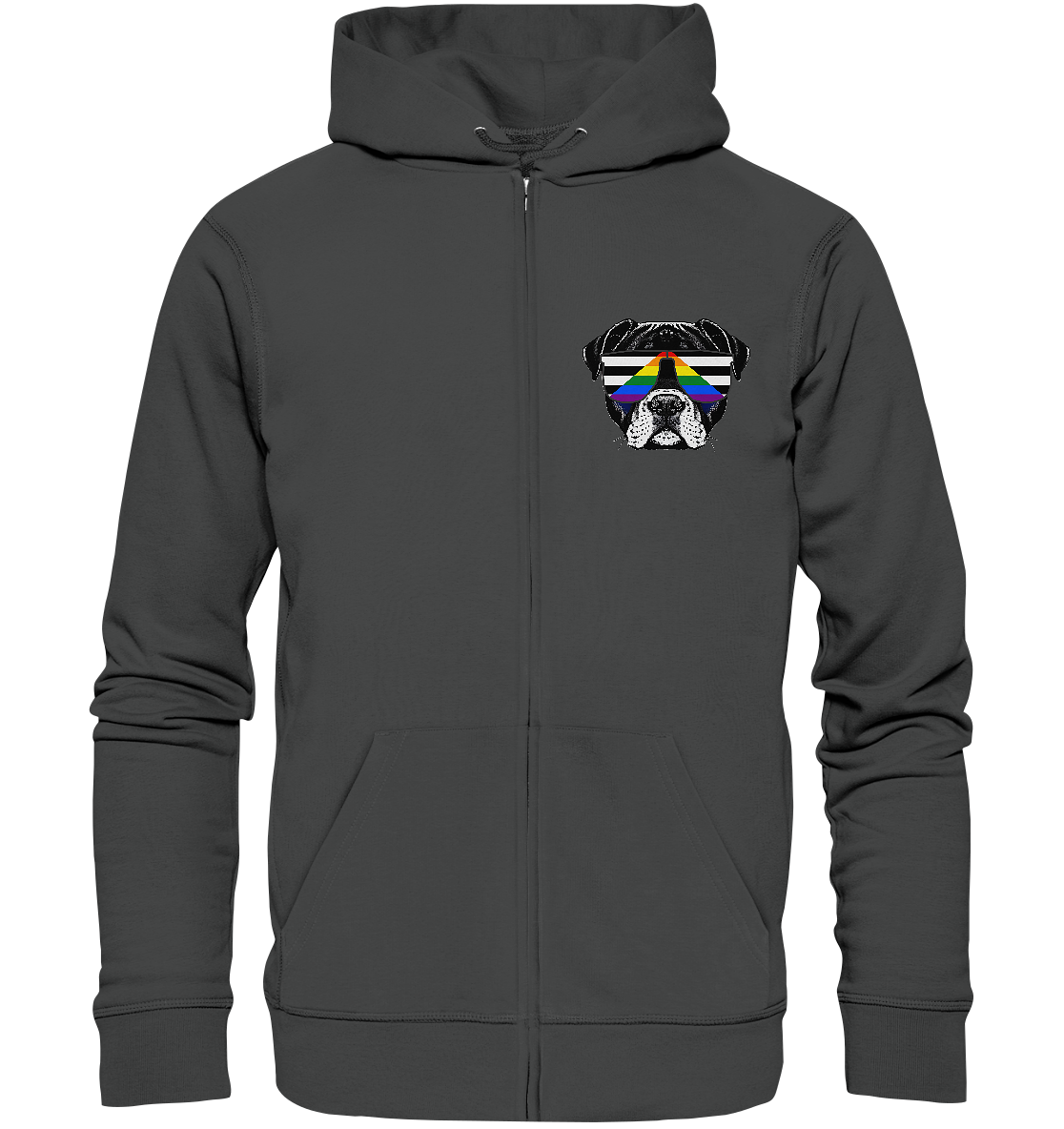 Straight Ally Doggo Unisex Sweatjacke