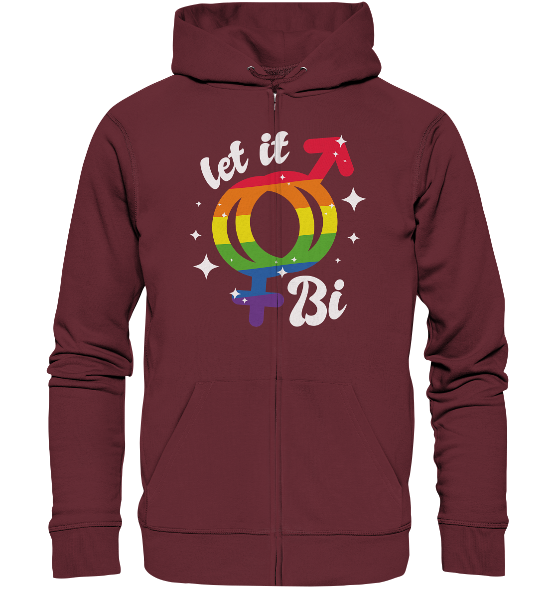 Let it Bi Unisex Sweatjacke