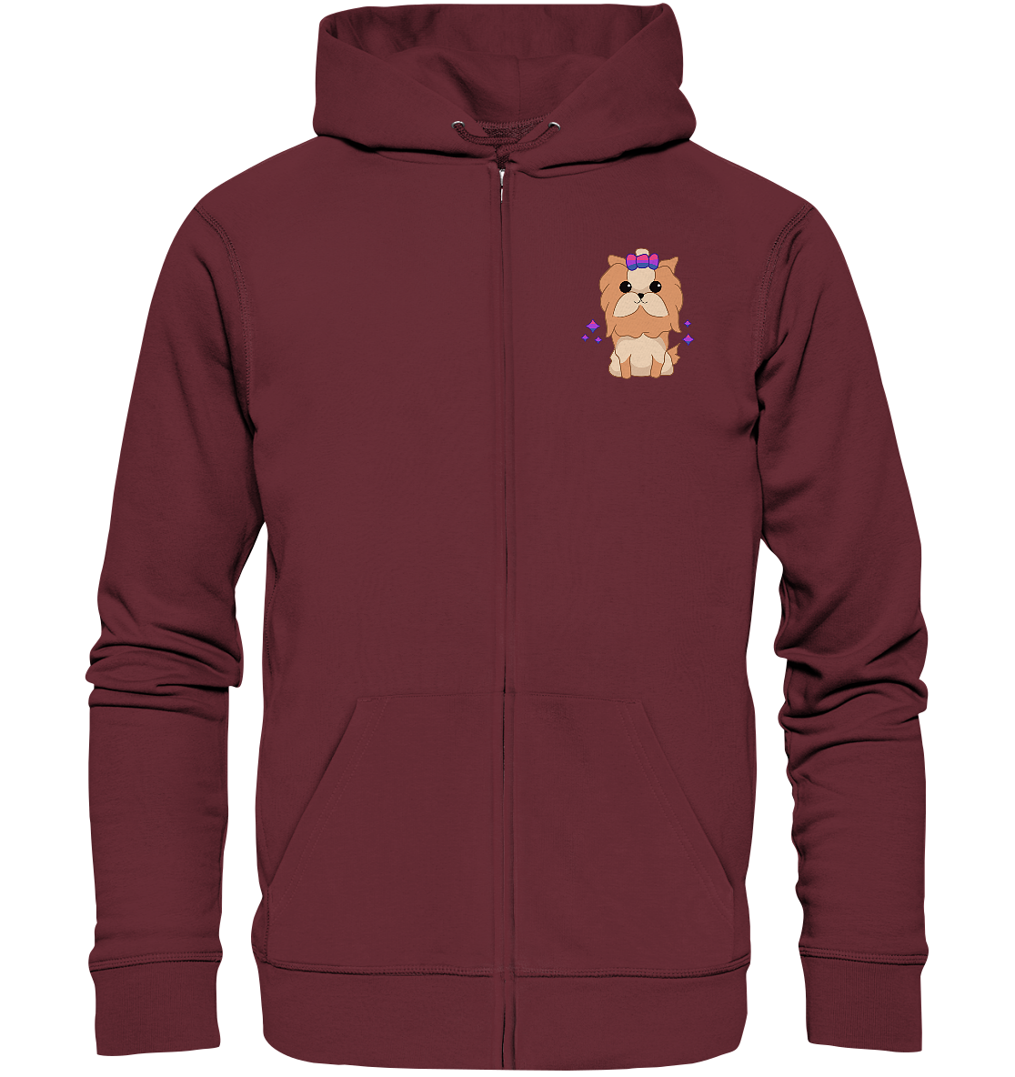 Cute Bisexual Dog Unisex Sweatjacke