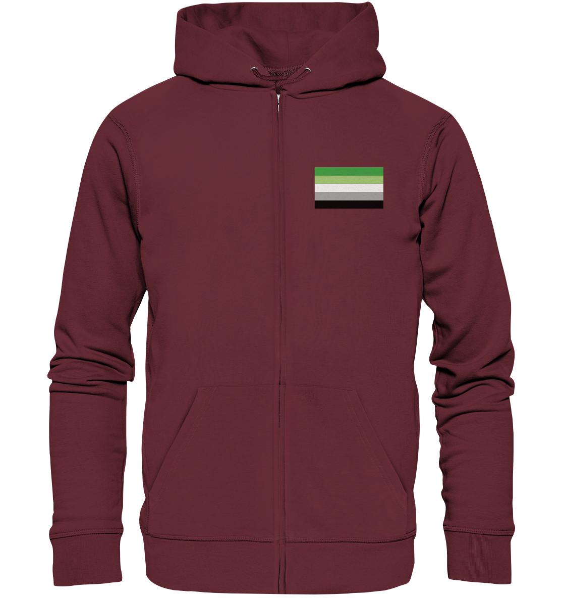 Aromantic Pride Flag Unisex Sweatjacke