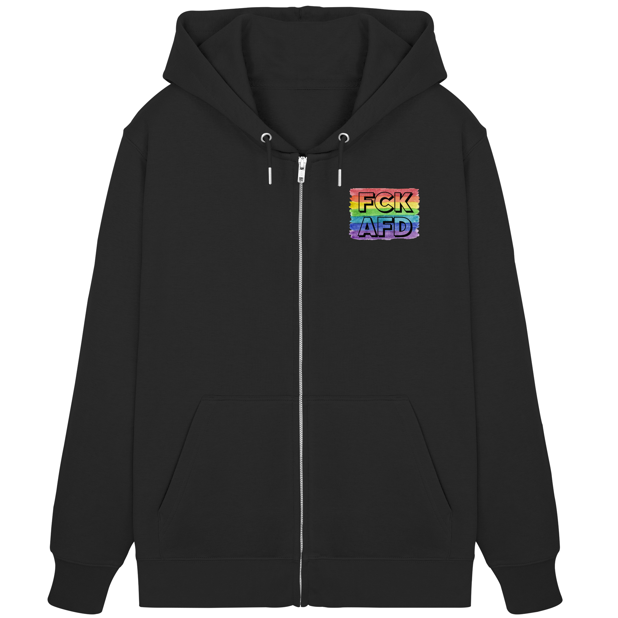 FCK AFD "Rainbow Resistance Edition" - Organic Zipper