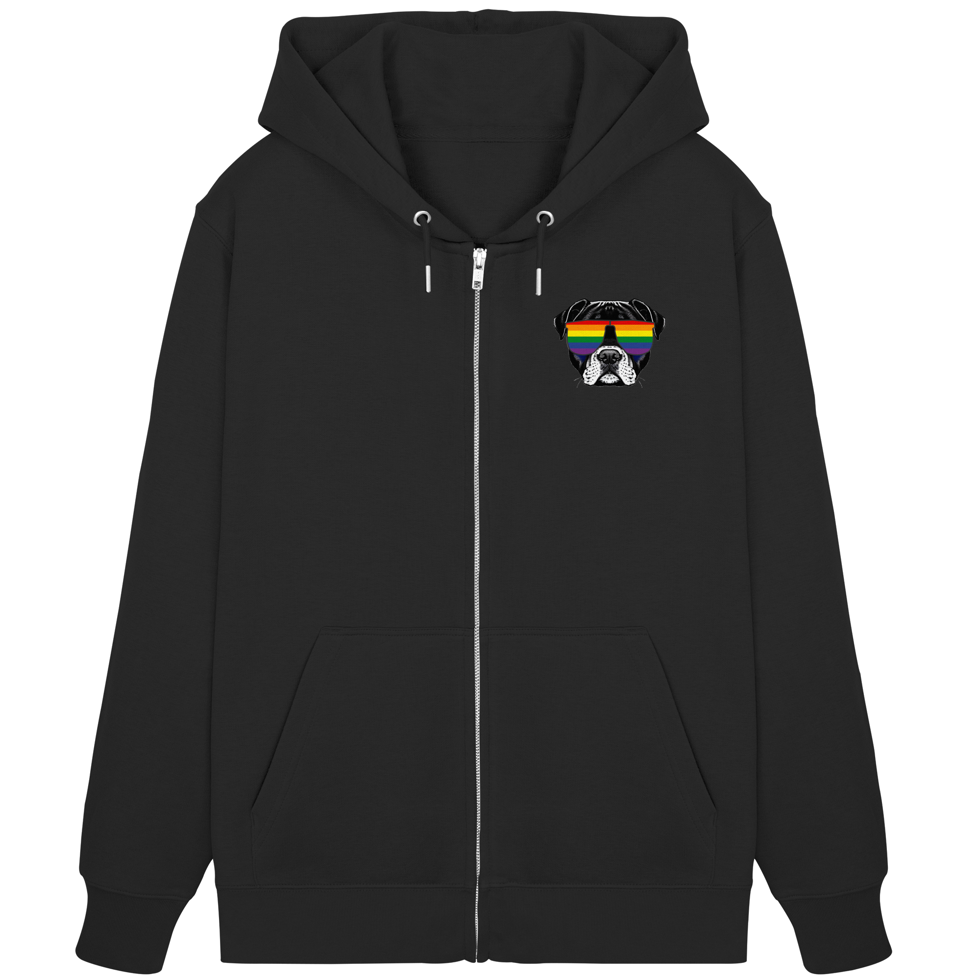 Regenbogen Doggo - Organic Zipper