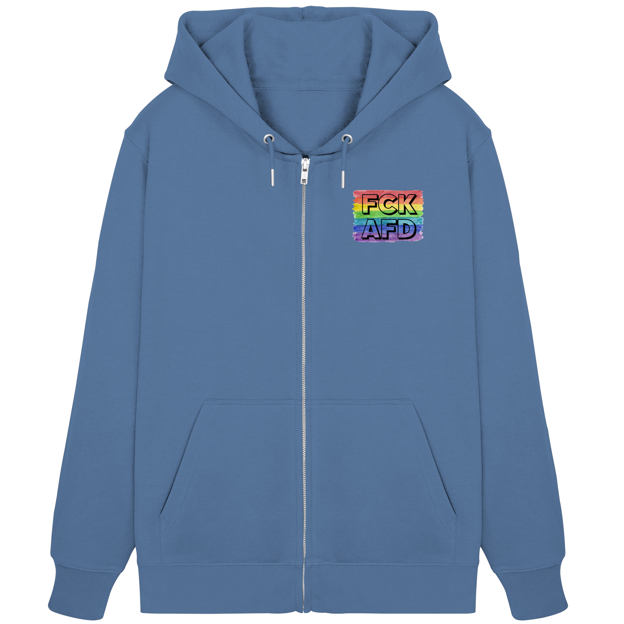 FCK AFD "Rainbow Resistance Edition" - Organic Zipper