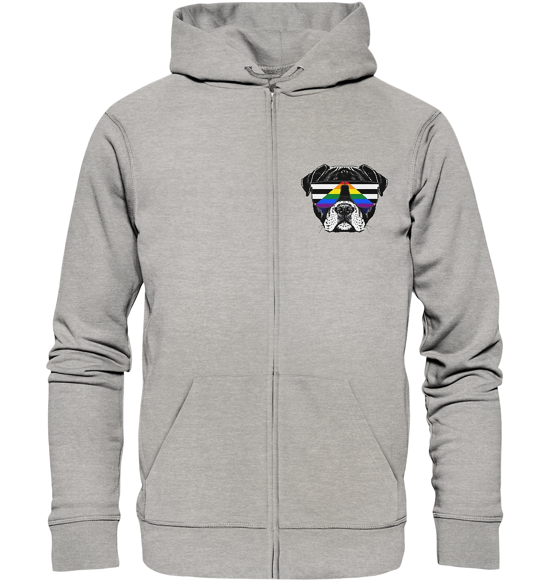 Straight Ally Doggo Unisex Sweatjacke