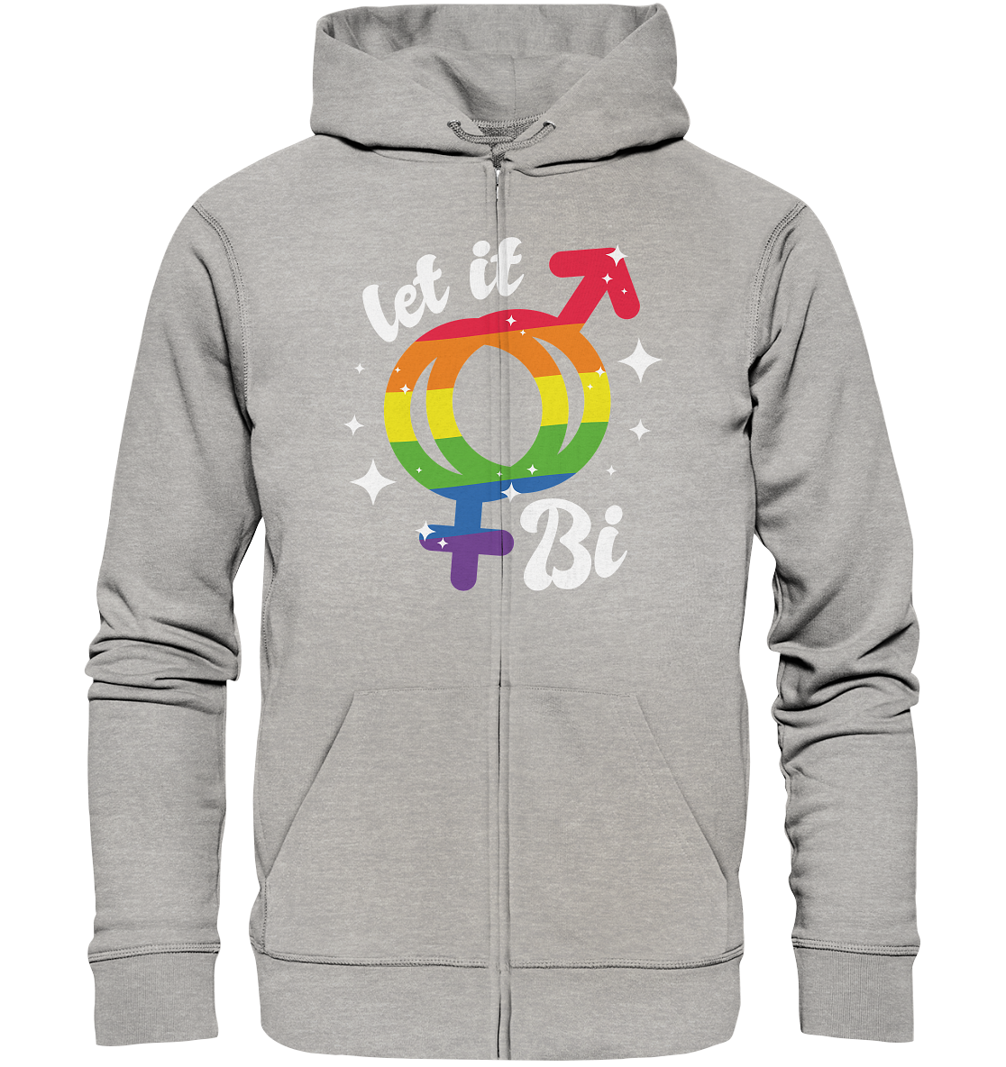 Let it Bi Unisex Sweatjacke