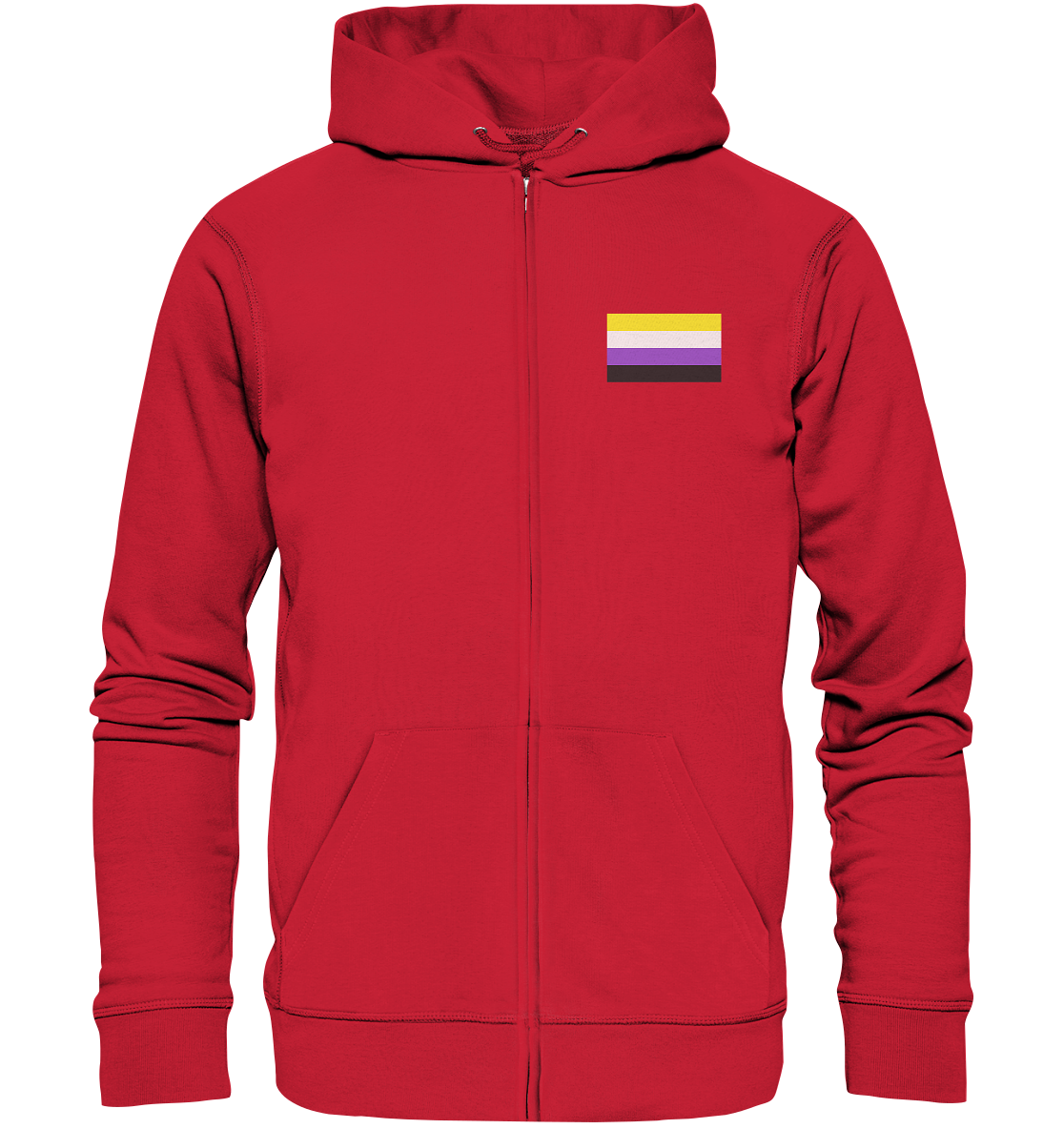 Nonbinary Pride Flag Unisex Sweatjacke