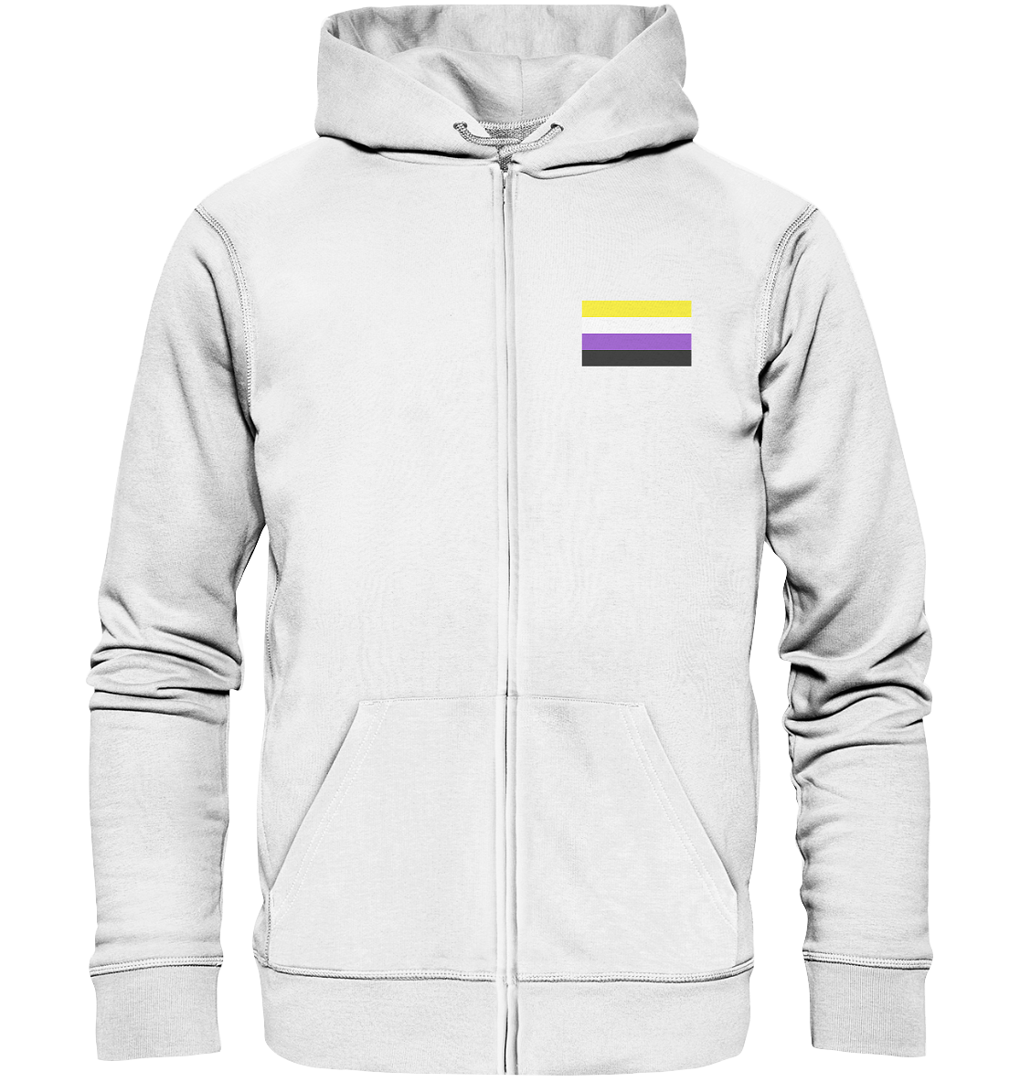 Nonbinary Pride Flag Unisex Sweatjacke