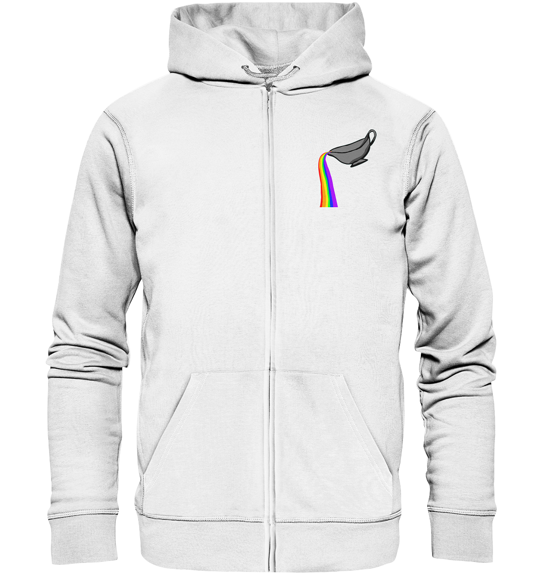 Regenbogen-Soße Einmal Unisex Sweatjacke