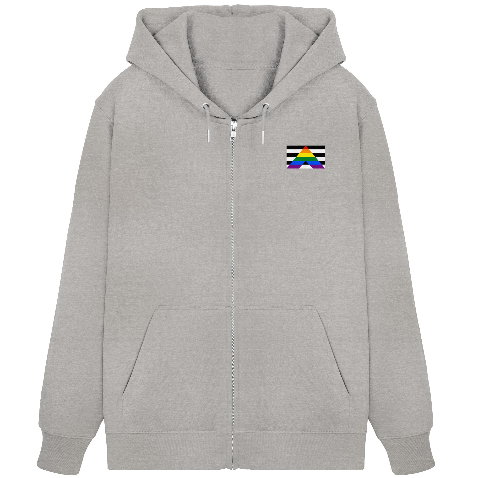 Straight Ally Pride Flag - Organic Zipper