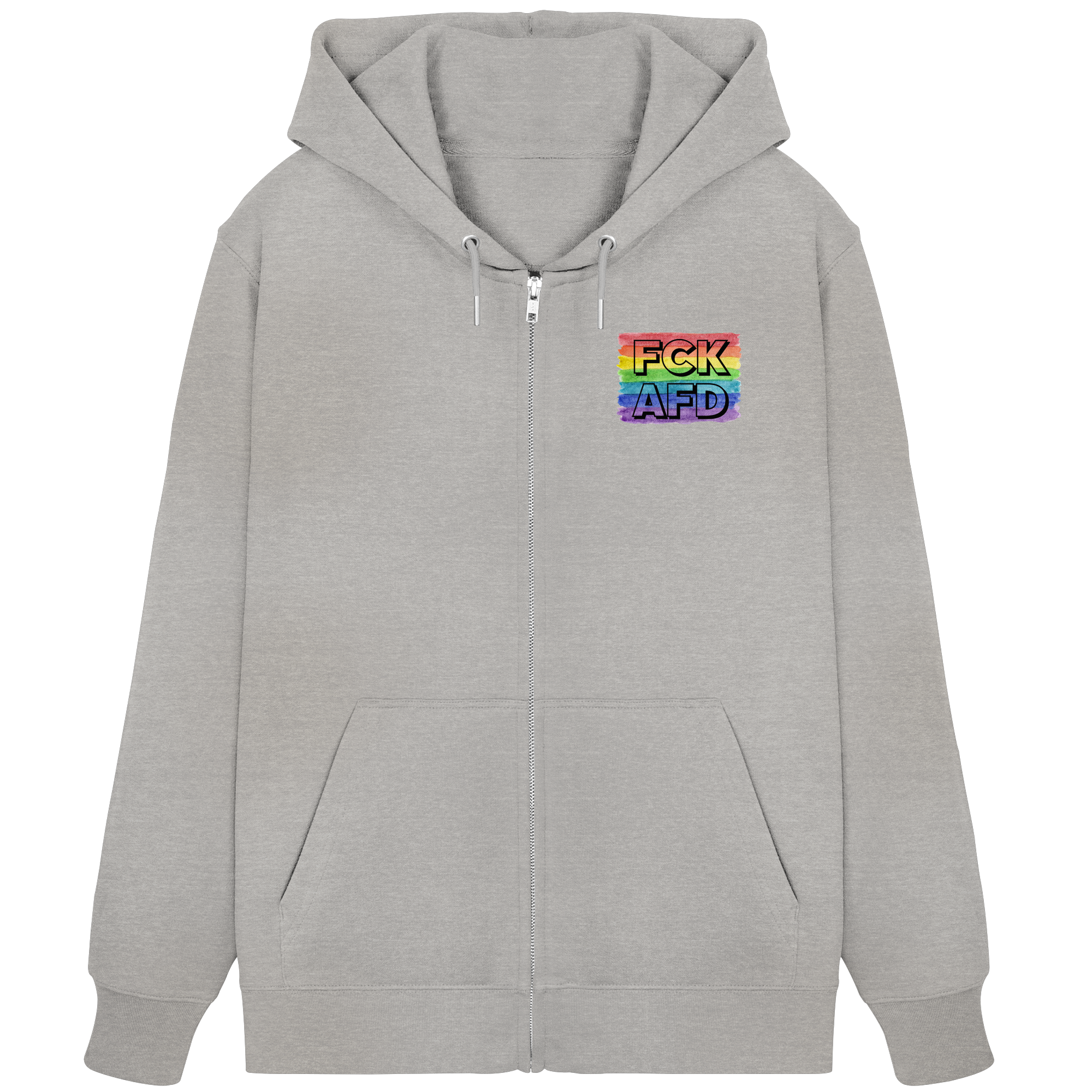 FCK AFD "Rainbow Resistance Edition" - Organic Zipper