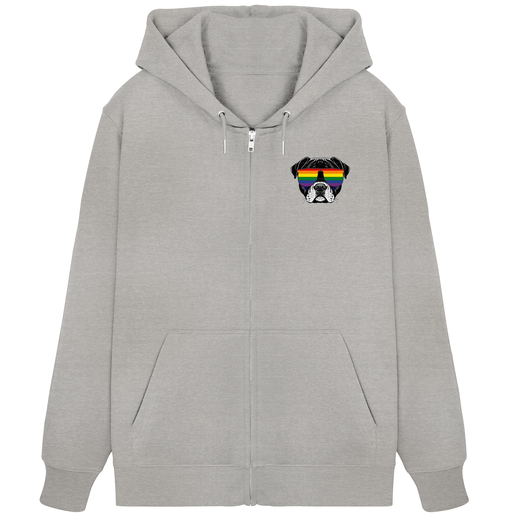 Regenbogen Doggo - Organic Zipper