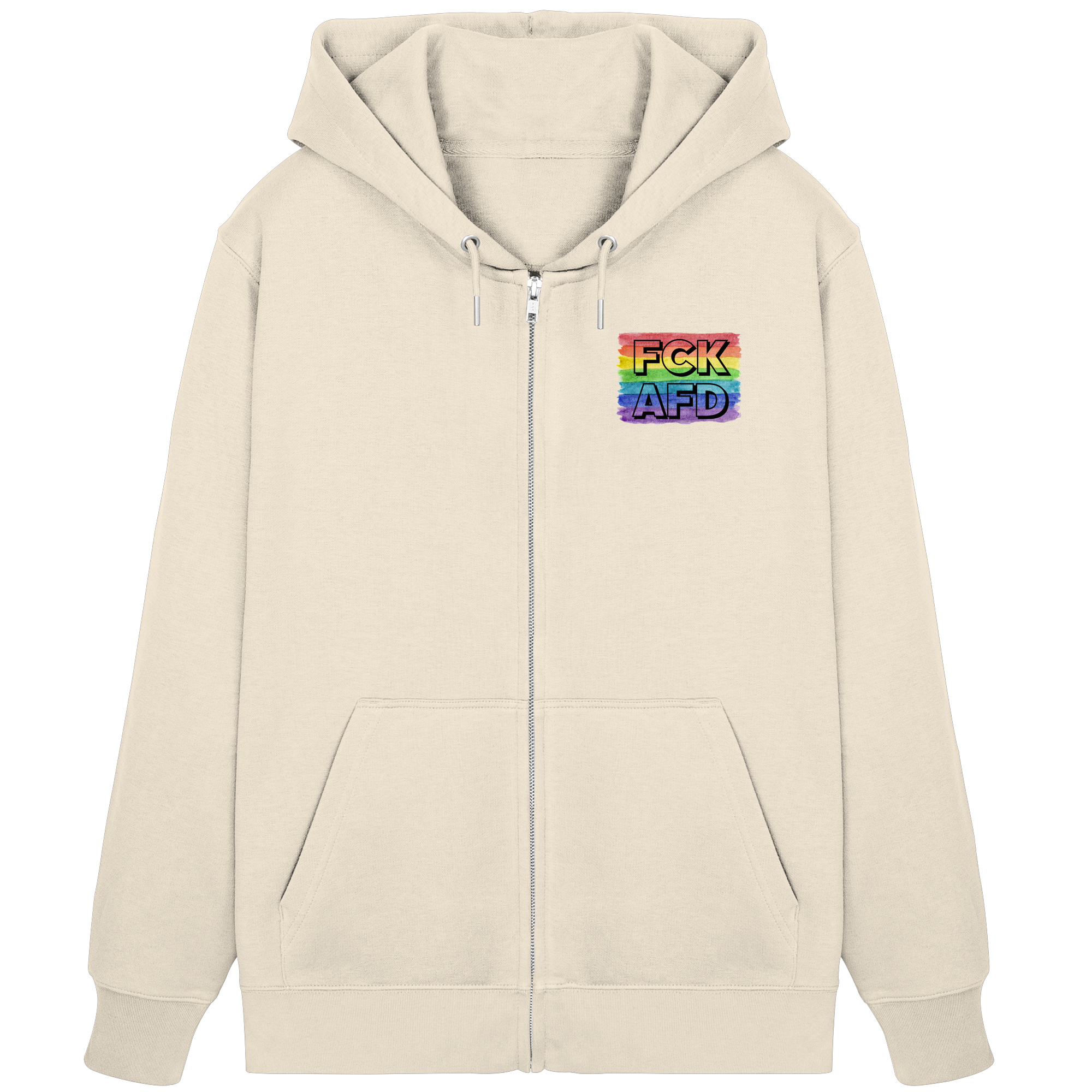 FCK AFD "Rainbow Resistance Edition" - Organic Zipper