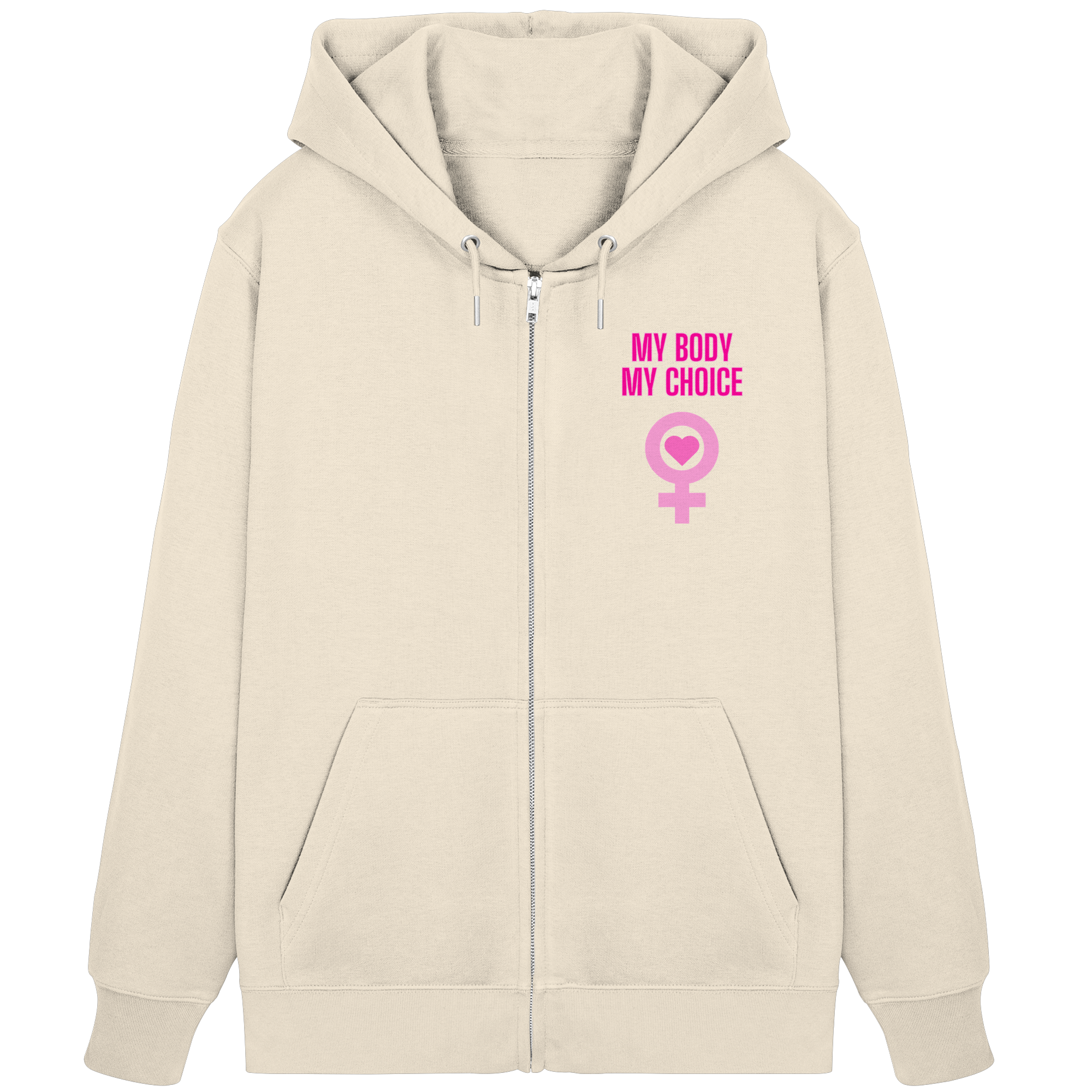 My Body My Choice "Pink Power Edition" - Organic Zipper