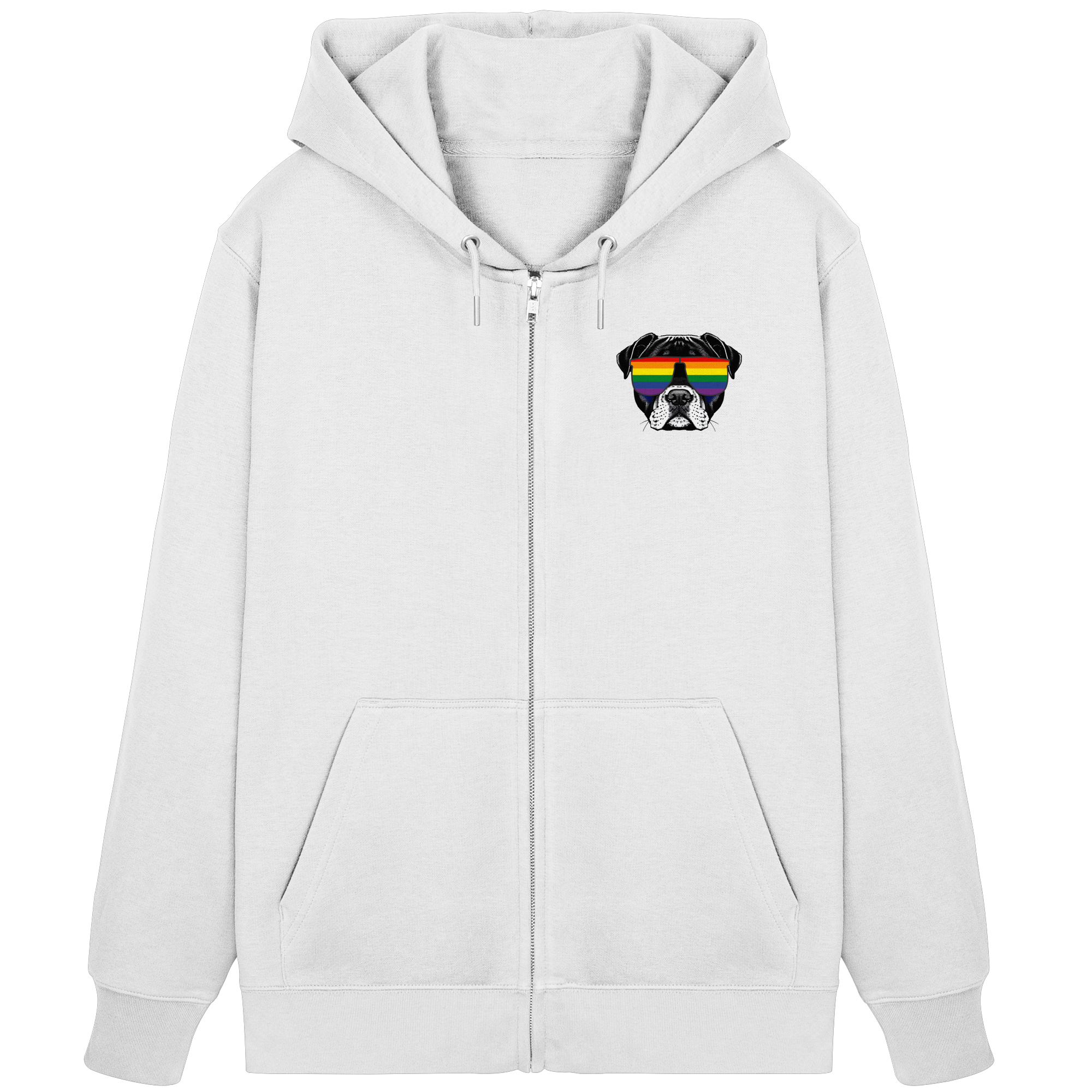 Regenbogen Doggo - Organic Zipper