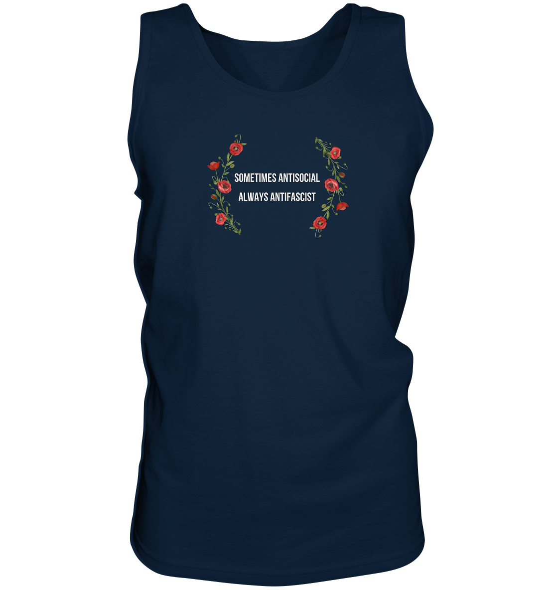 Sometimes Antisocial Always Antifascist - “Männer” Tank-Top