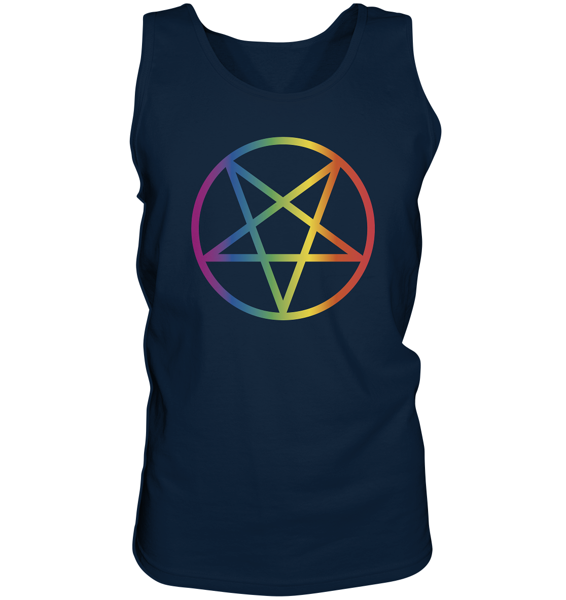 Regenbogen Pentagramm “Männer” Tank-Top