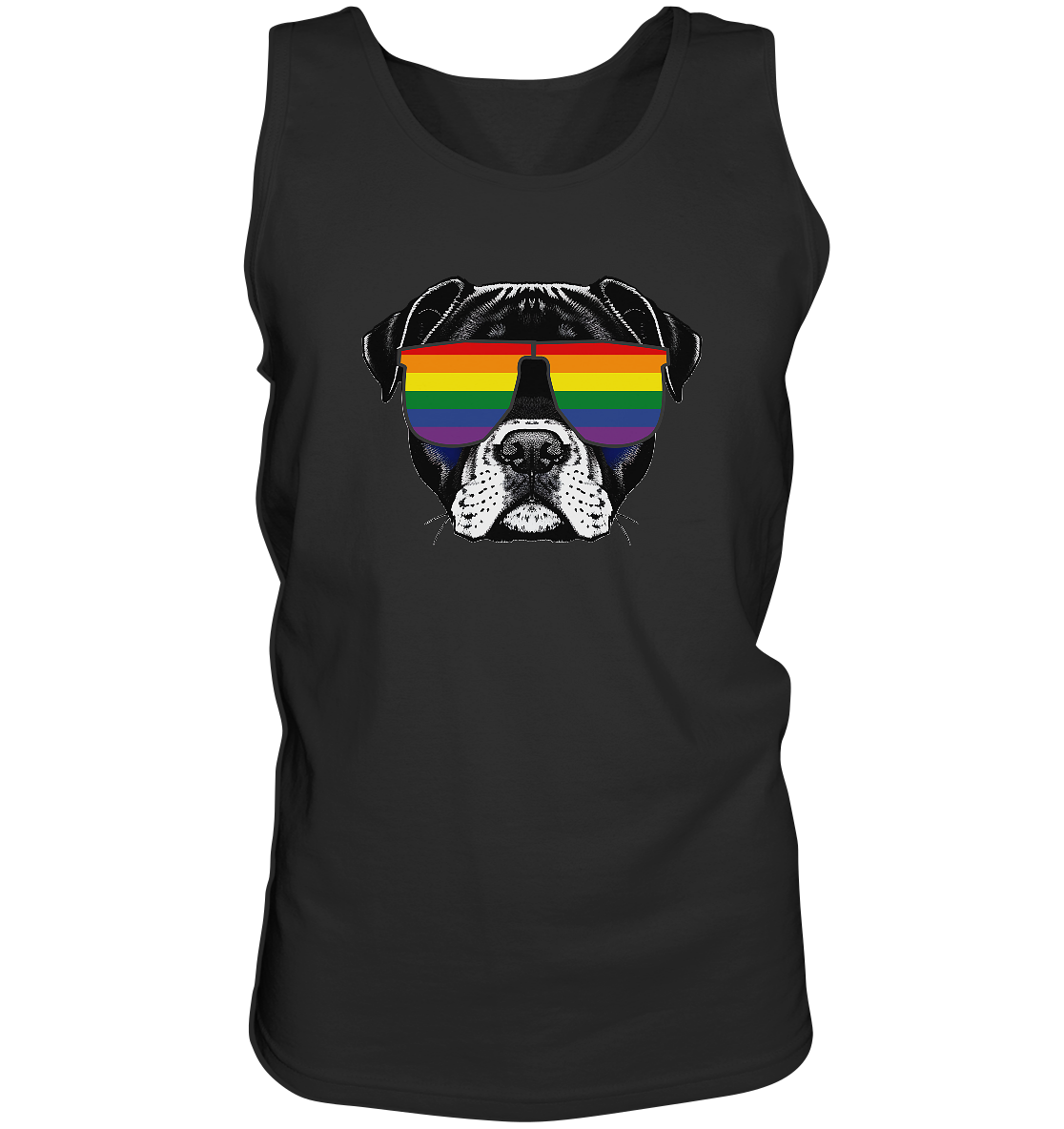 Regenbogen Doggo - Tank-Top