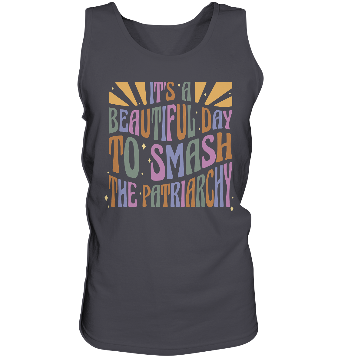 It's a Beautiful Day to Smash the Patriarchy “Männer” Tank-Top