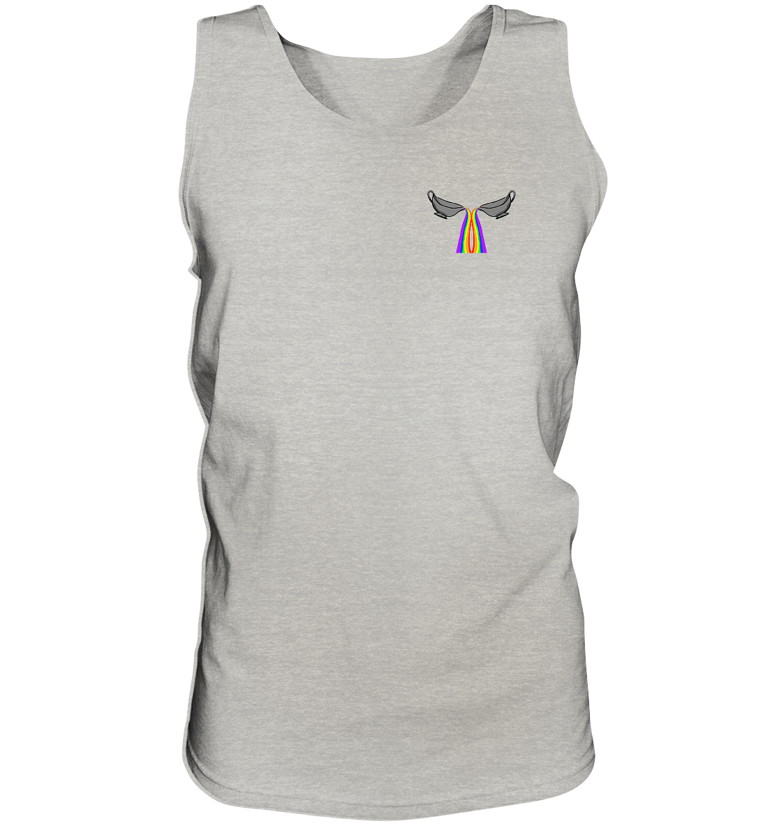 Regenbogen-Soße Twin Edition “Männer” Tank-Top