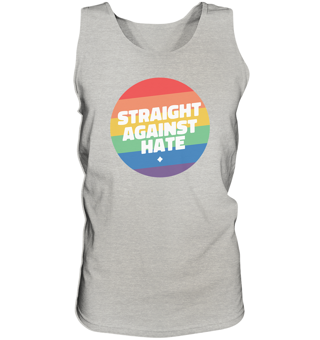 Straight Against Hate Badge “Männer” Tank-Top