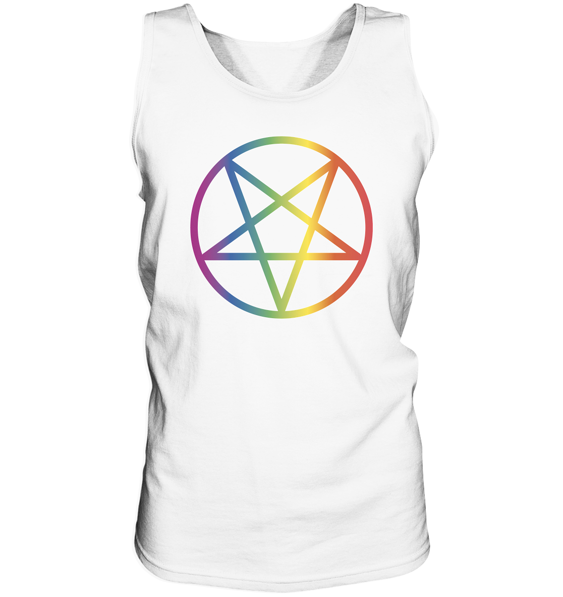 Regenbogen Pentagramm “Männer” Tank-Top