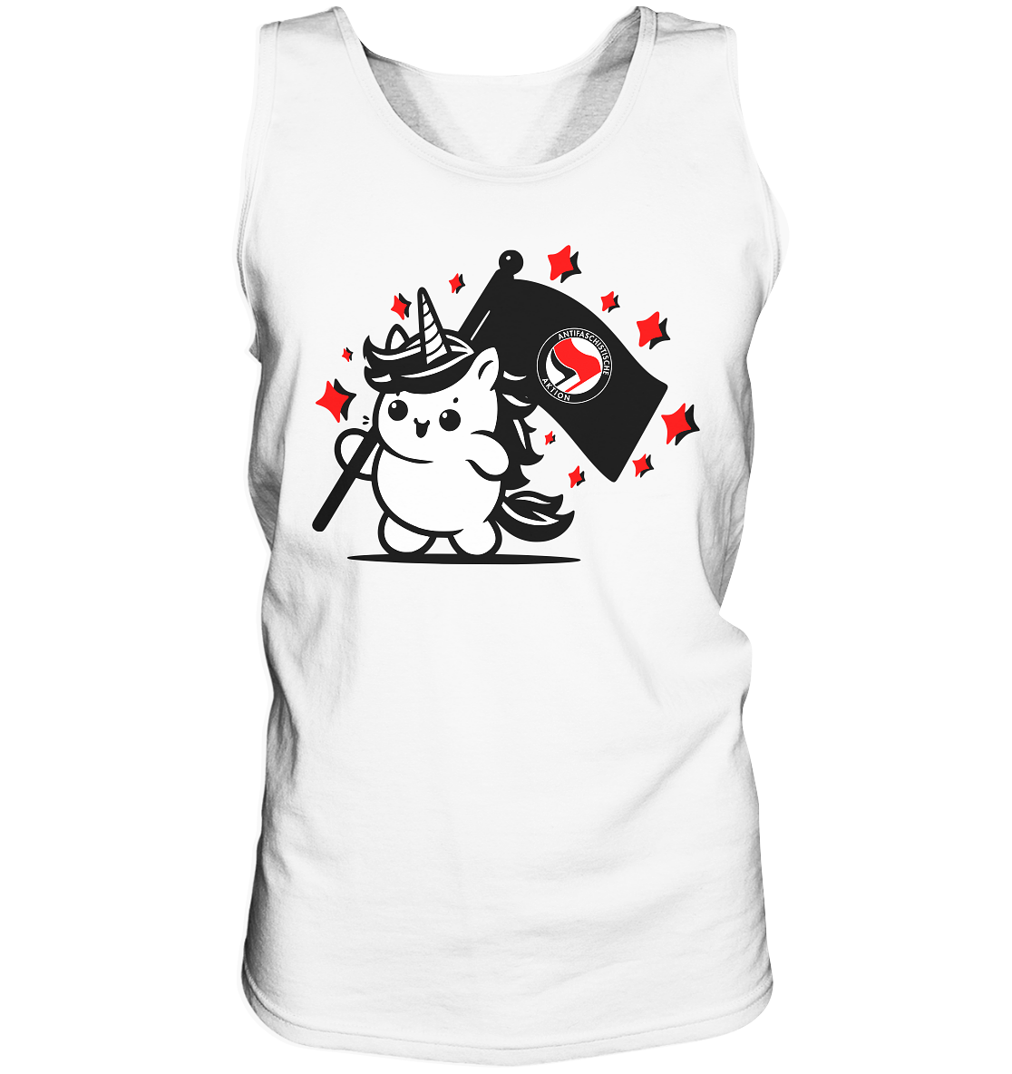 Einhorn Antifa “Männer” Tank-Top