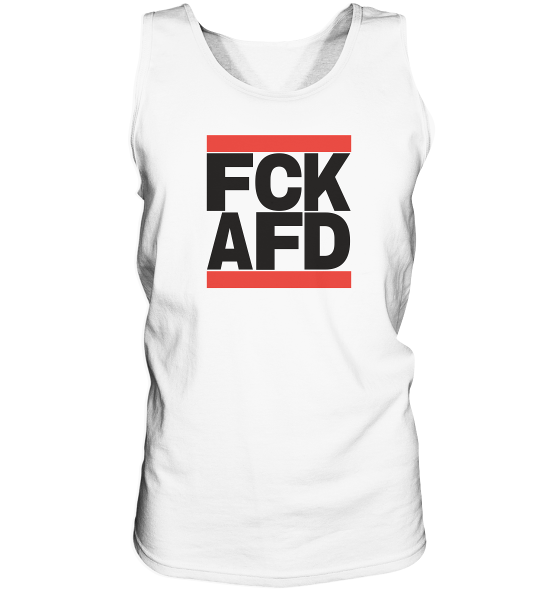 FCK AFD (schwarze Schrift) - “Männer” Tank-Top