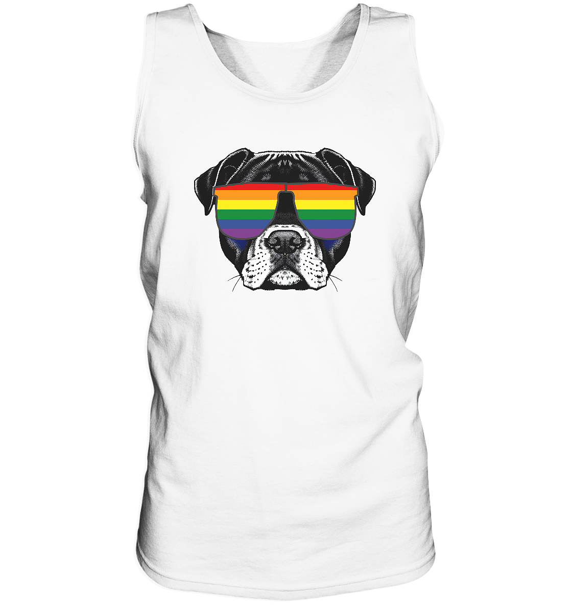 Regenbogen Doggo - Tank-Top