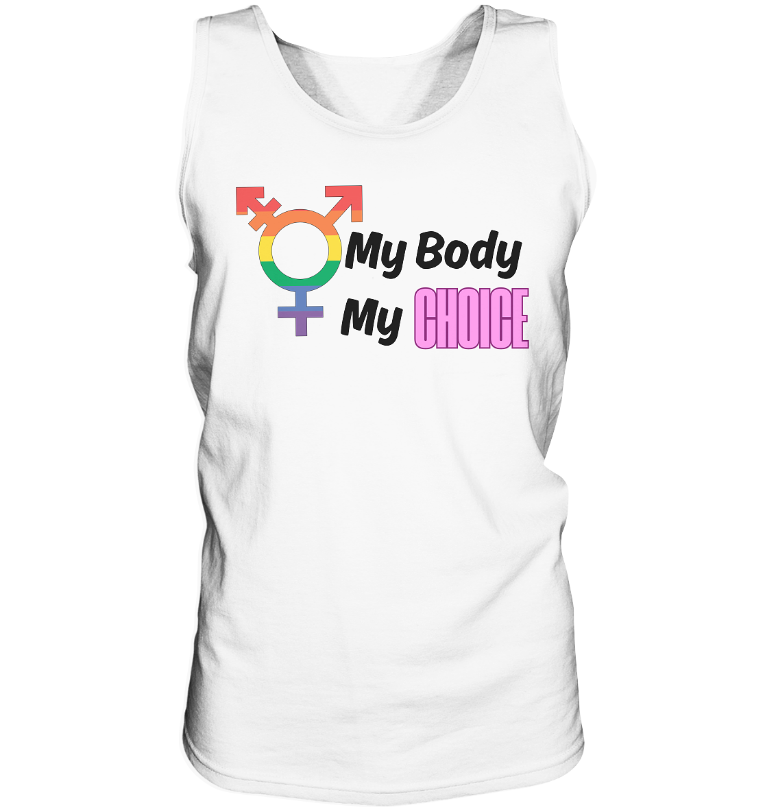 My Body My Choice “Männer” Tank-Top