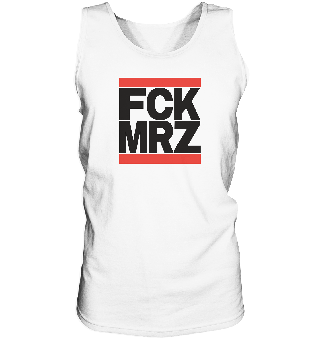 FCK MRZ (schwarze Schrift) - Tank-Top