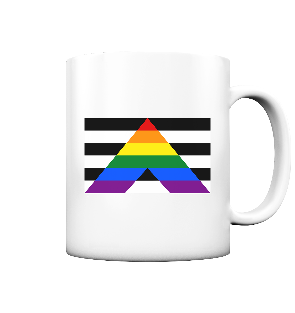 Straight Ally Pride Flag - Tasse matt