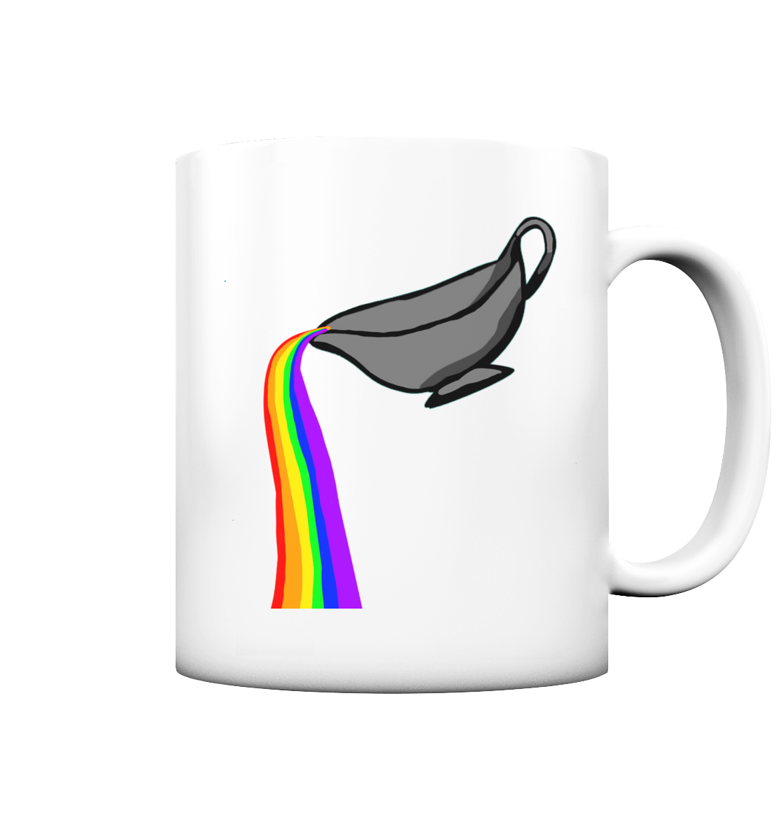 Regenbogen-Soße Einmal Tasse (matt)