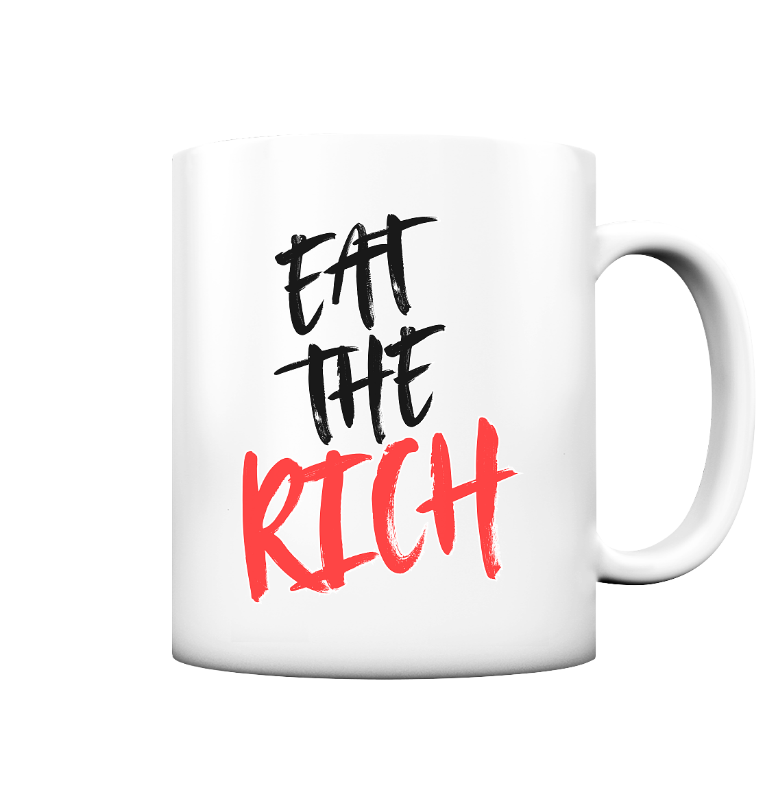 Eat the Rich "Skull Edition" Backprint - Tasse matt