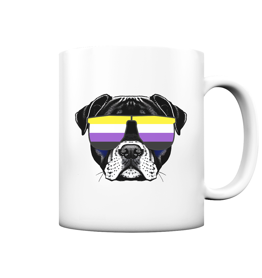 Nonbinary Doggo - Tasse matt