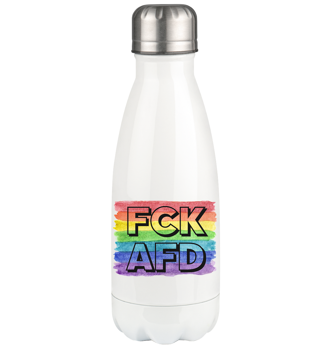 FCK AFD "Rainbow Resistance Edition" - Thermoflasche 350ml