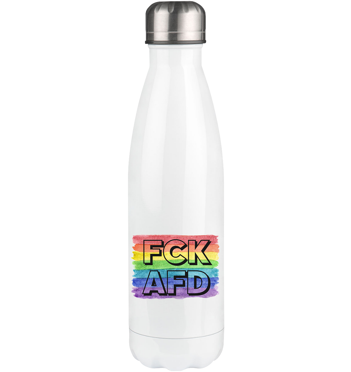 FCK AFD "Rainbow Resistance Edition" - Thermoflasche 500ml