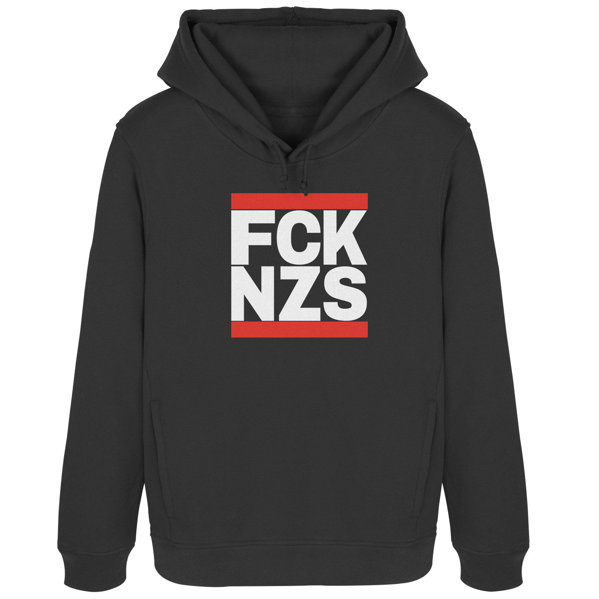 FCK NZS (weiße Schrift) - "Frauen" Organic Hoodie B&C