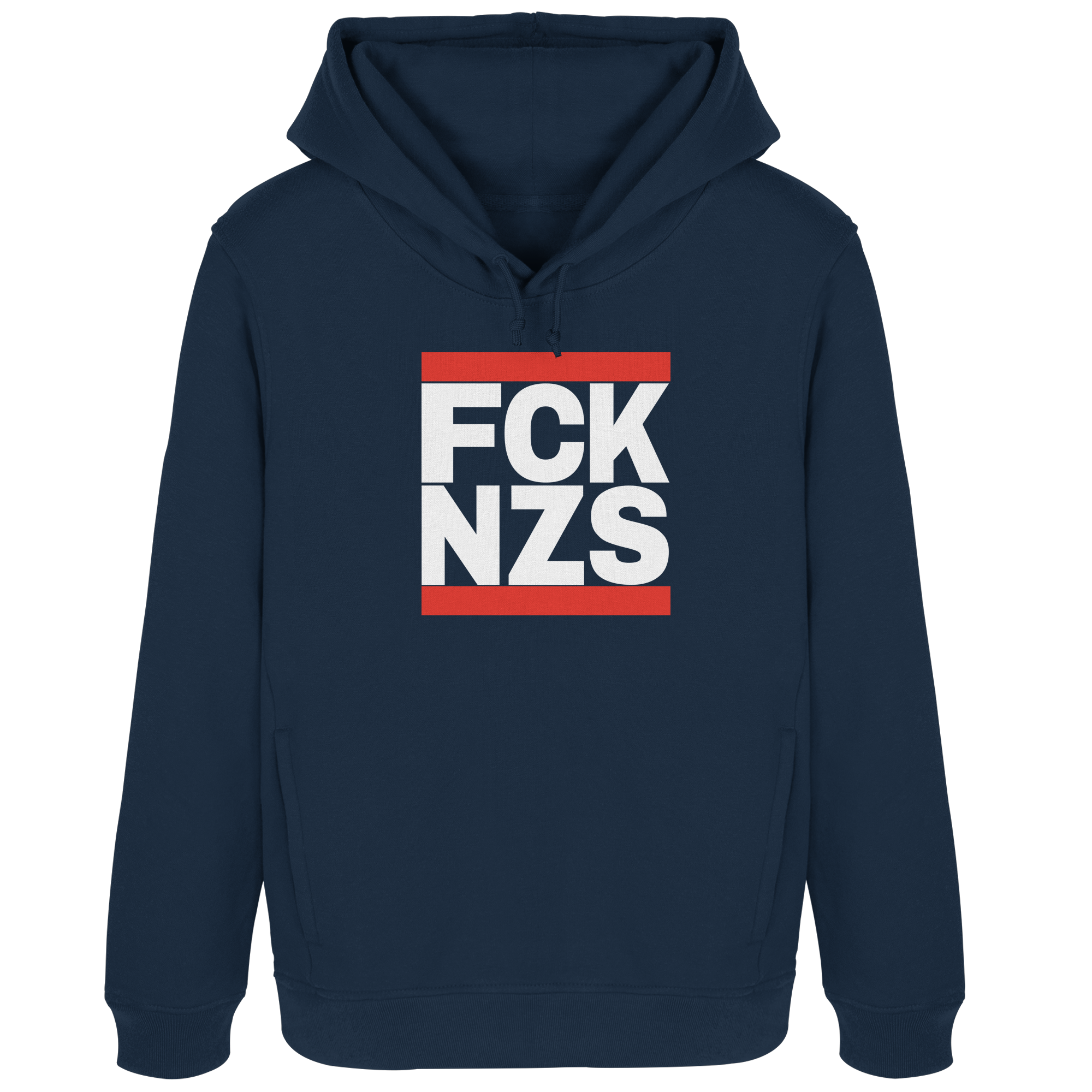 FCK NZS (weiße Schrift) - "Frauen" Organic Hoodie B&C