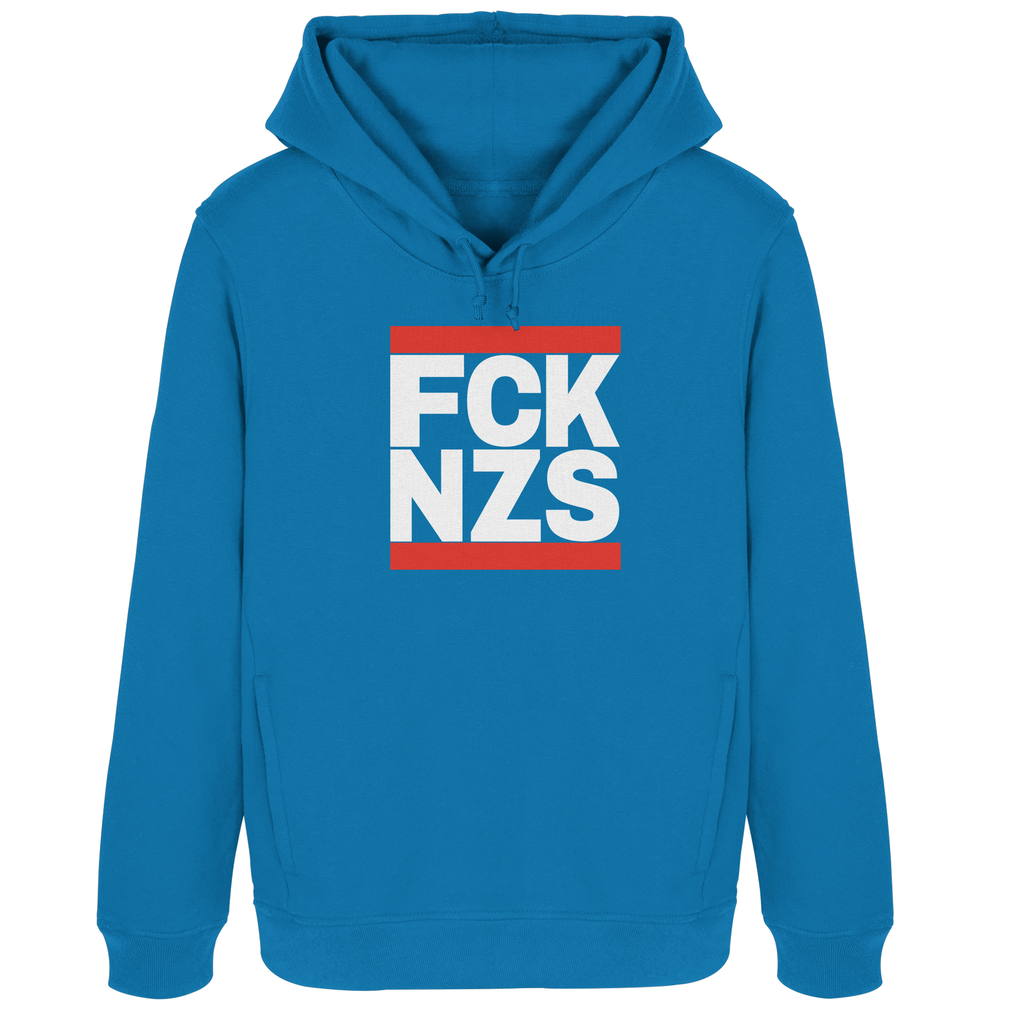 FCK NZS (weiße Schrift) - "Frauen" Organic Hoodie B&C