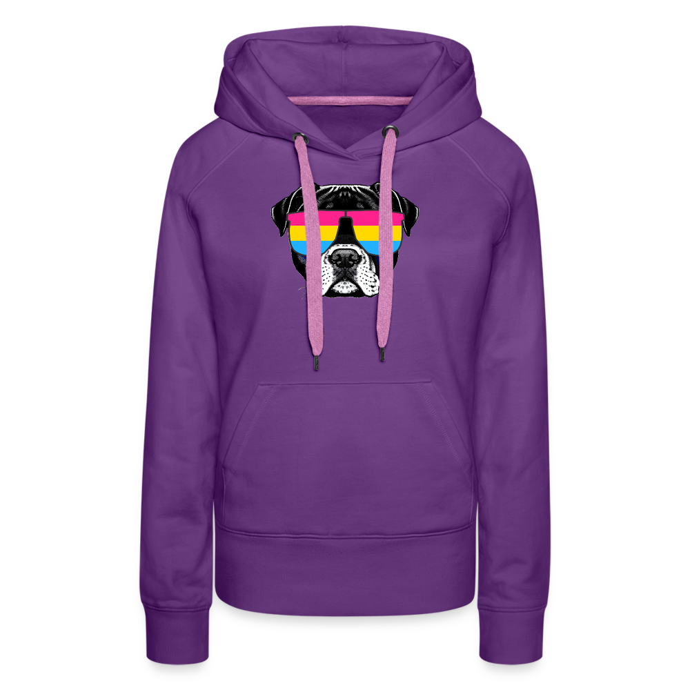 Pan Doggo "Frauen" Hoodie - Purple