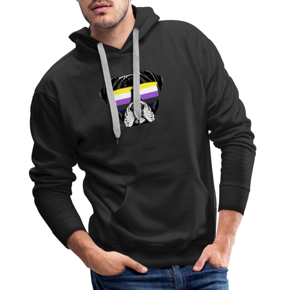 Nonbinary Doggo "Männer" Hoodie - Schwarz