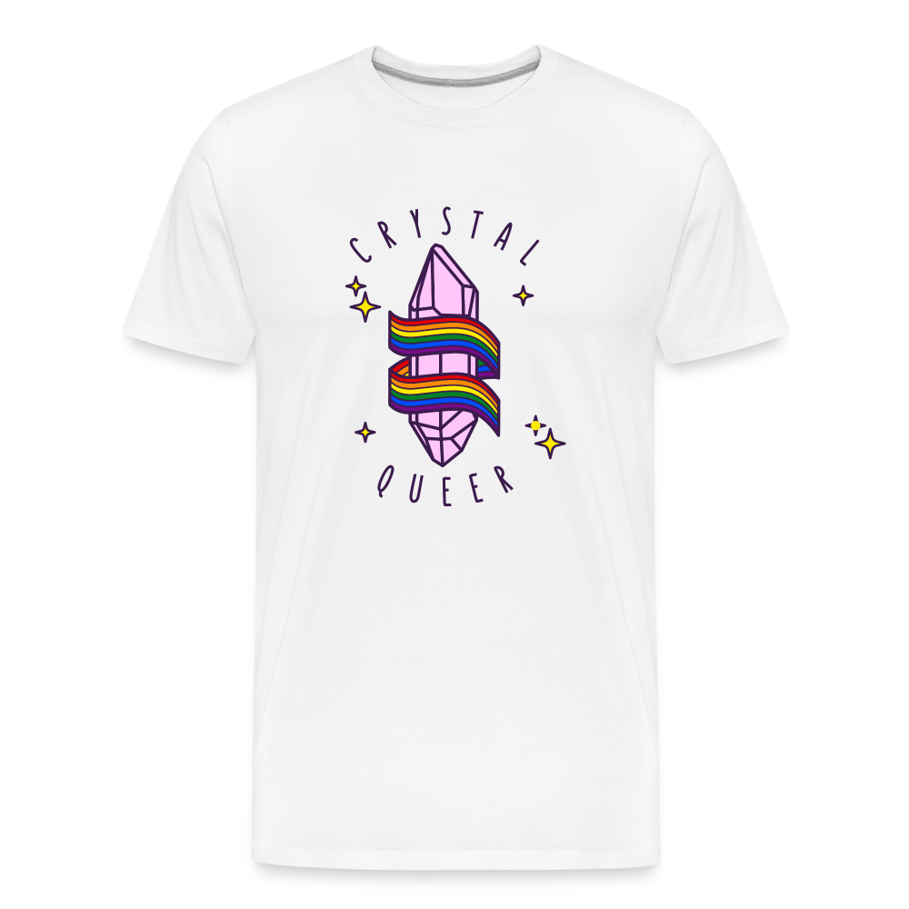 Crystal Queer "Männer" T-Shirt - weiß