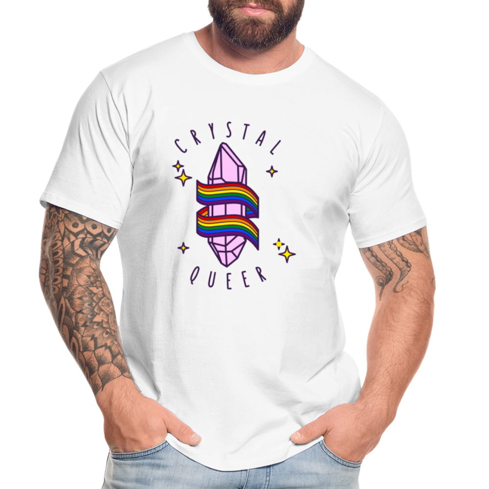 Crystal Queer "Männer" T-Shirt - weiß