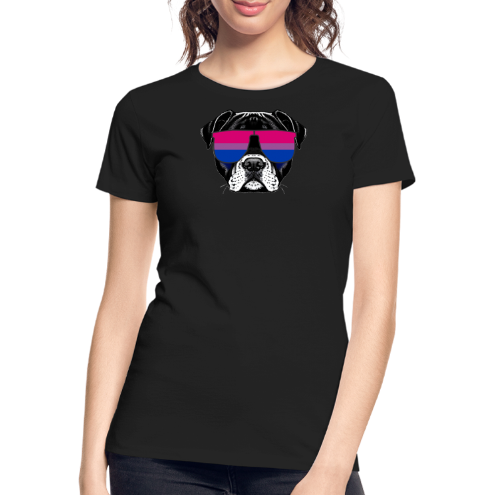 Bisexual Doggo "Frauen" T-Shirt - Schwarz