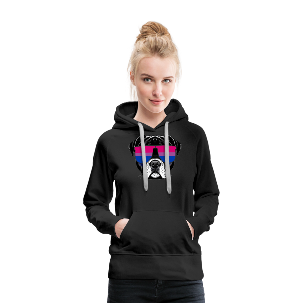 Bisexual Doggo "Frauen" Hoodie - Schwarz