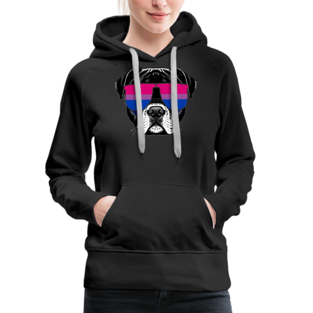 Bisexual Doggo "Frauen" Hoodie - Schwarz